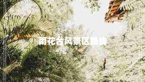 雨花臺風景區(qū)路線
