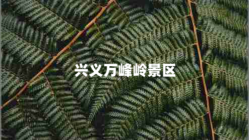 興義萬峰嶺景區(qū)