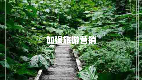 加強旅游營銷