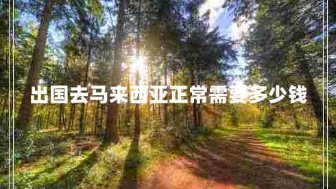 出國(guó)去馬來(lái)西亞正常需要多少錢