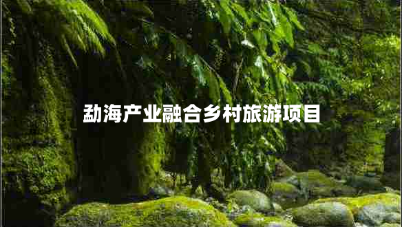 勐海產(chǎn)業(yè)融合鄉(xiāng)村旅游項目
