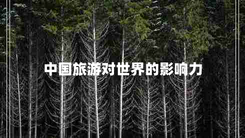 中國(guó)旅游對(duì)世界的影響力 中國(guó)旅游對(duì)世界的影響力
