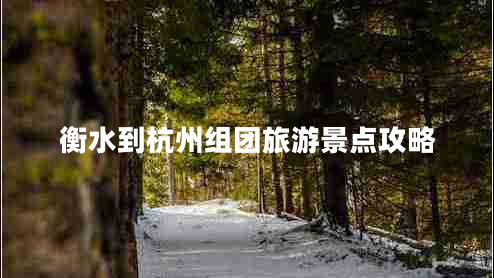 衡水到杭州組團(tuán)旅游景點攻略
