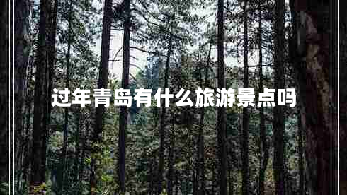 過年青島有什么旅游景點嗎