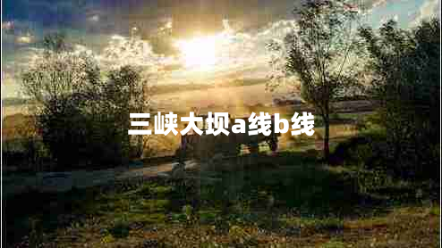 三峽大壩a線b線