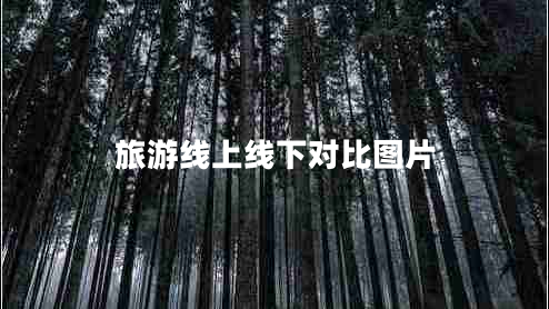 旅游線上線下對(duì)比圖片