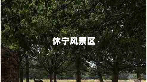 休寧風景區(qū)