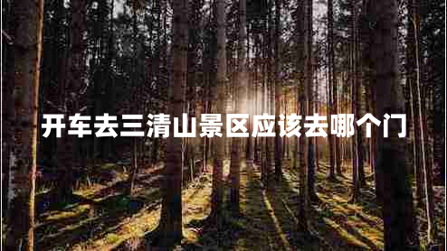 開(kāi)車去三清山景區(qū)應(yīng)該去哪個(gè)門(mén)