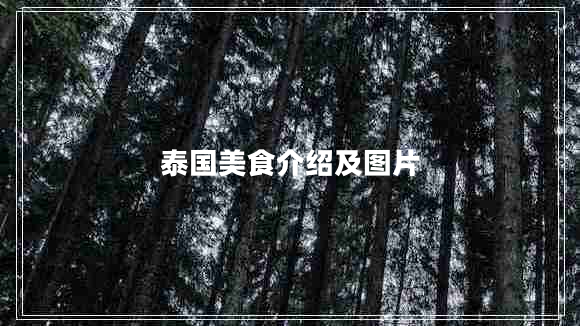 泰國(guó)美食介紹及圖片