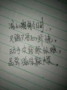 關(guān)于食物的自創(chuàng)詩(shī)句