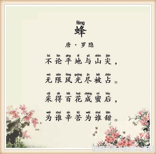 關于蜜蜂采蜜的詩句,描寫蜜蜂的詩句,贊美蜜蜂的詩句古詩