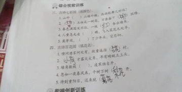 古詩七彩圖的詩句