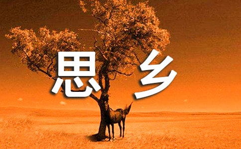 夏天思鄉(xiāng)詩(shī)句古詩(shī)