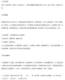 詩(shī)句,賞析,答題,格式