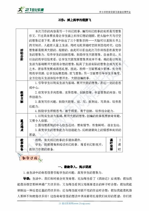 六級作文插上科學的翅膀飛開頭