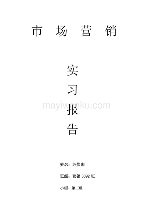 市場營銷實訓報告范文(市場營銷實訓報告)