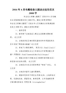 調(diào)研報(bào)告范文3000字(調(diào)研報(bào)告范文3000字)