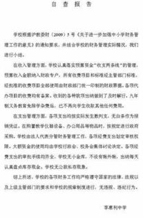 自檢自查報(bào)告()