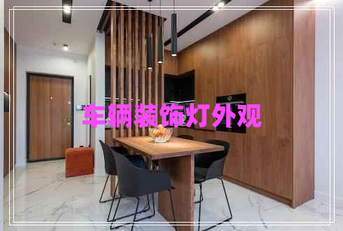車(chē)輛裝飾燈外觀