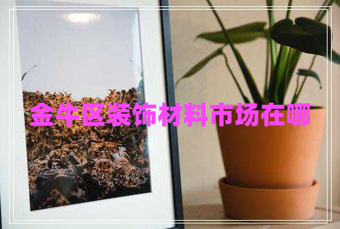 金牛區(qū)裝飾材料市場在哪
