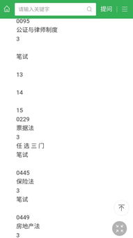 江蘇自考法律本科學位科目