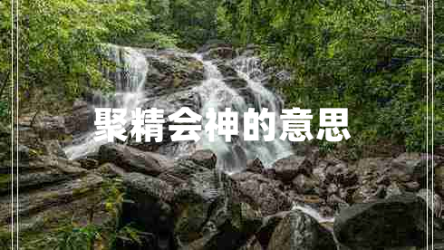 聚精會(huì)神的意思