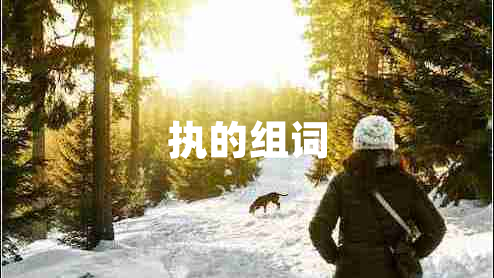 執(zhí)的組詞