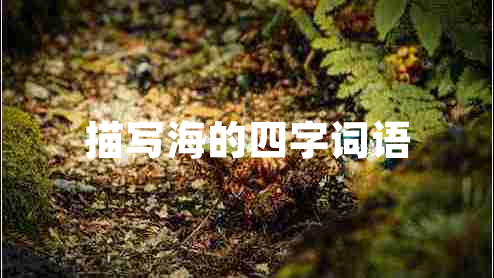 描寫海的四字詞語