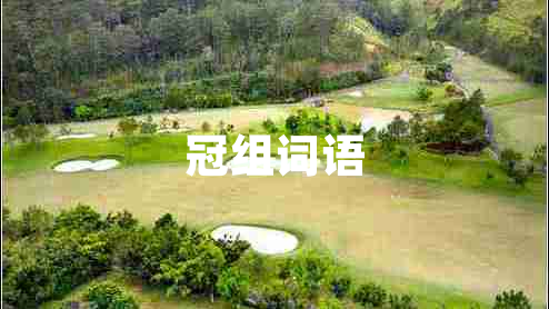 冠組詞語