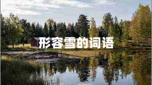 形容雪的詞語
