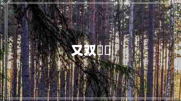 又雙叒叕