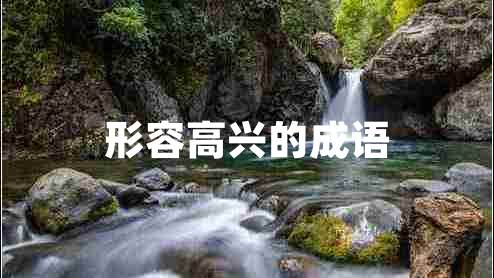 形容高興的成語