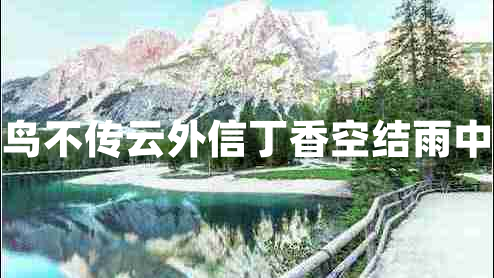 青鳥(niǎo)不傳云外信丁香空結(jié)雨中愁