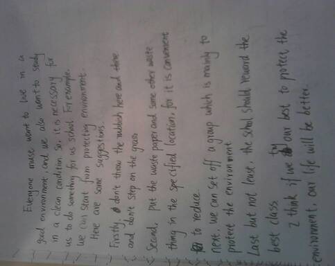 作文,二百,校園環(huán)境,保護(hù)