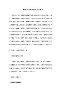 有關校園安全的作文,以校園安全為主題的作文,校園安全教育作文