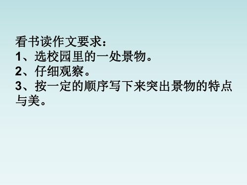 三級(jí)校園一角作文指導(dǎo)