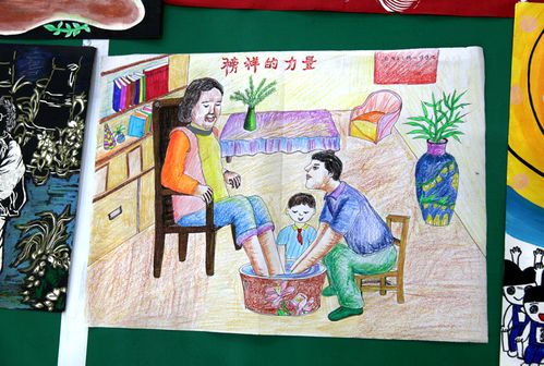 創(chuàng)作文明校園畫