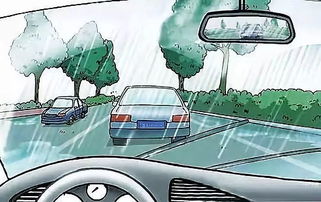 雨中,注意事項(xiàng),開車