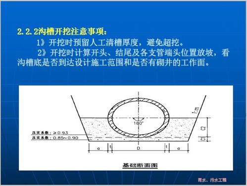 溝槽開挖注意事項(xiàng)