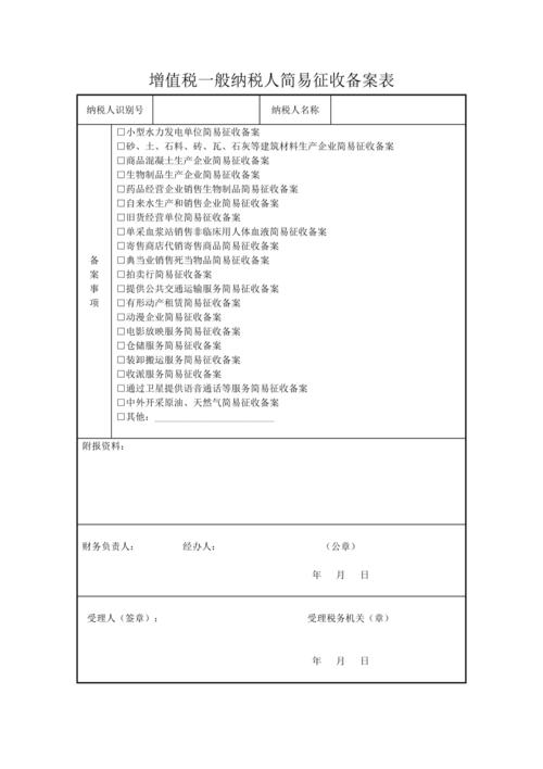 簡(jiǎn)易征收還需要在主管稅務(wù)局備案嗎？