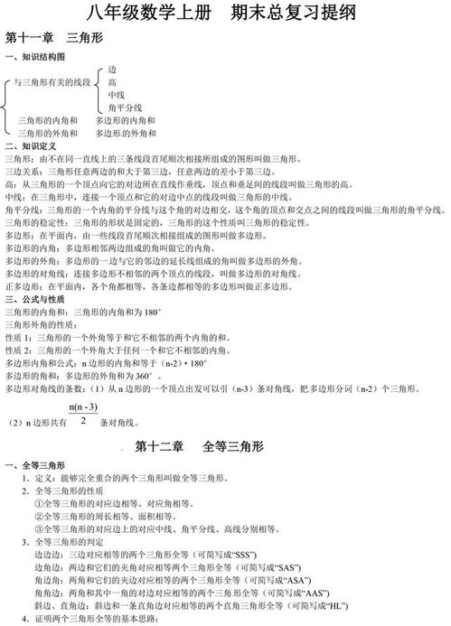 人教版八級(jí)上冊數(shù)學(xué)基礎(chǔ)知識(shí)競賽