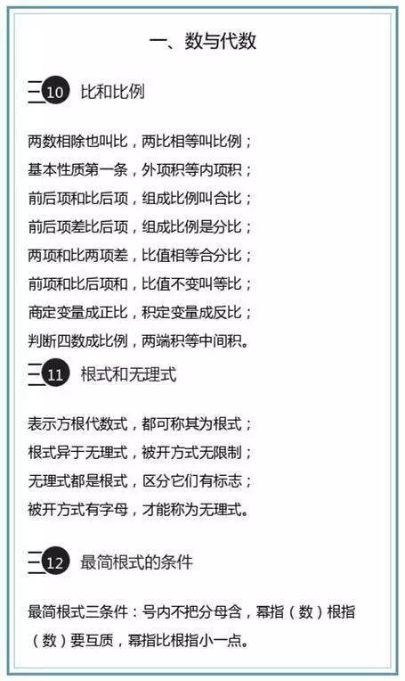 初中數(shù)學(xué)落實(shí)基礎(chǔ)知識(shí)