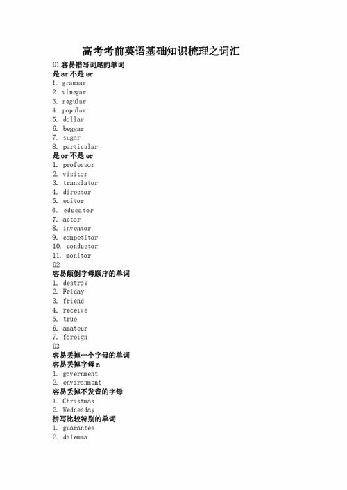 七下英語基礎知識單詞測試