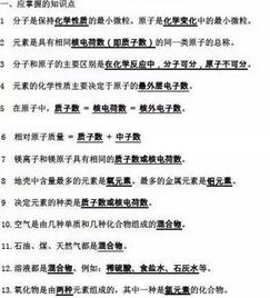 初中化學基礎知識pdf