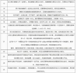初中物理基礎知識教學