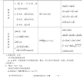 向量基礎(chǔ)知識點(diǎn)總結(jié)PPT